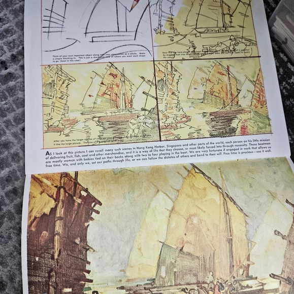 How to Draw With Pastels by Walter Foster Art Instruction Drawing Book #6 VTG - Picture 14 of 16